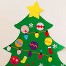 DIY Felt Christmas Tree Set With Ornaments For Kids Xmas Gifts Door Wall Hanging