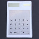 Transparent Calculator Clear Scientific Calculator Solar Energy Led Calcula