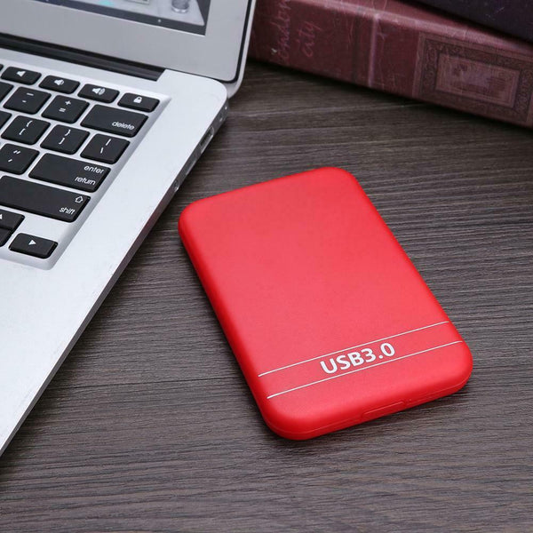 2.5 inch SATA 2 to USB3.0 HDD SSD Case External Hard Disk Enclosure (Red)