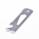 outdoor stainless edc survival pocket tool key ring chain bottle opener tool FT