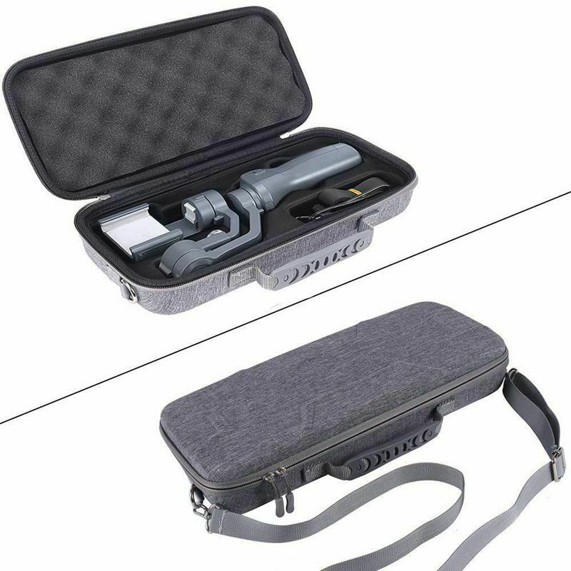 Hard EVA Travel Gray Case for DJI OSMO Mobile 2,Fits USB Car Charge Handhel U2R6