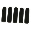 5PCS Microphone Foam Covers Wind Muff Black for Outdoor Interview Conference