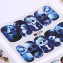 24 Sheets DIY Decals Nail Art Water Transfer Printing Stickers Mix Pattern A