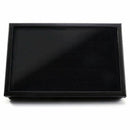 Display ring earring jewelry 29x19x4cm 100 slots cover showcase