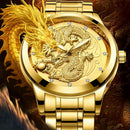 Fngeen Creative Dragon Luxury Fashion Steel Strap Watch Men Quartz-Watch Ca H3W6