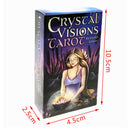 78 Cards Deck Playing Card Board Crystal Visions Tarot Cards by Jennifer Gal Ew