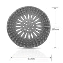 Silicone Sink Strainer Water Stopper Floor Drain Hair Bathtub Plug (Coffee) A