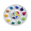 11-Well Round Professional Strong&Light Plastic PaInt Palette Tray-White Hotsell