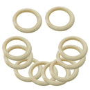 DIY Baby Wooden Teething Rings Necklace Bracelet DIY Crafts 35mm 20pcs