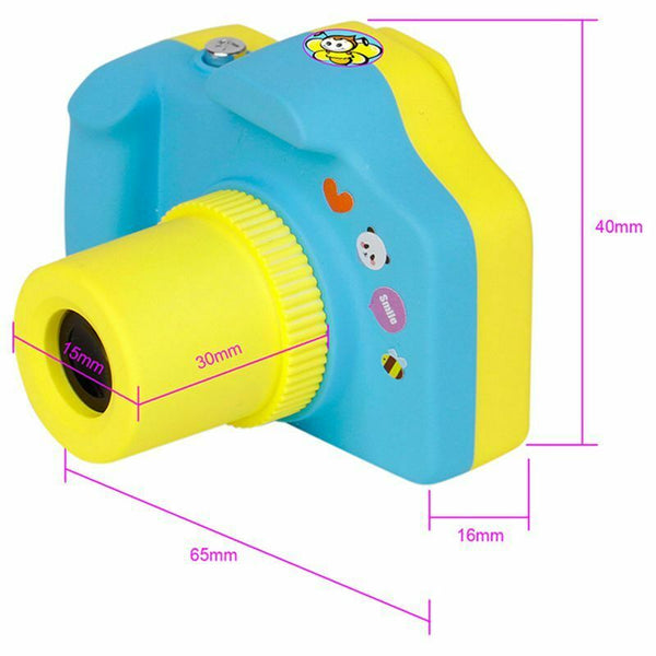 1.5 Inch 2MP 1080P Mini LSR Cam Digital Camera for Kids Baby Cute Cartoon M