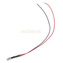 20x White Color Pre Wired Diffused LED Diode Light 5mm 3-42VDC 20mA Car