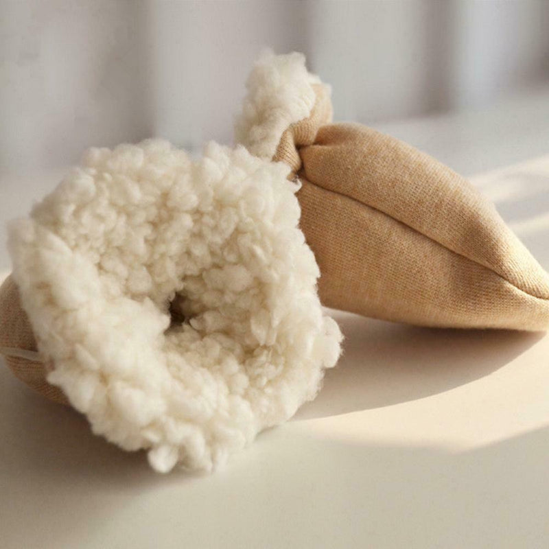 2pcs Winter Warm Newborn Gloves Baby Fleece Thicken Anti-Grab Hand Mittens
