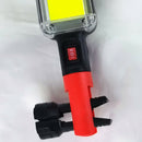 USB Rechargeable COB LED 18650 Flashlight Work Light Magnetic Camping Lamp Torch