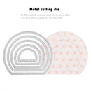 Circle Frame Metal Cutting Dies for DIY Scrapbooking Card Die Cuts (AB0044) A