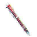 2PCS 6 In 1 Multi Colour Retractable Click Ballpoint Pen Creative Stationery