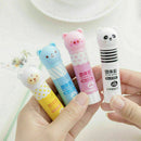 2 Pcs Cute Bear Repositionable Solid Glue Sticks For Paper Of Sale School C A6E4