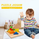 Children Mental Development Tangram Wooden Jigsaw Board Puzzle Set Toys