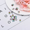 24Pcs Acrylic false french nail full finger nail tips art cover manicure NF Hn