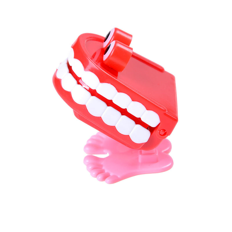 1piece Cute Dental Tooth Dentist Wind-up Gift Plastic Tooth Clockwork Toys Gw