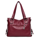 2017 Retro Style Large Women Handbags Ladies Shoulder Bags(Red)