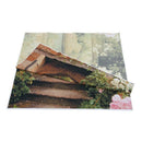 3x5ft Photo Backdrop Vinyl Collapsible Background Pink Rose Brick Arch Door U7E9