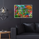 5D Peacoke Garden DIY Diamond Painting Full Round Rhinestone Cross Stitch