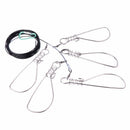 Portable Stainless Steel Belt Live Fishing Lock Buckle Tackle Stringer Tools 5M