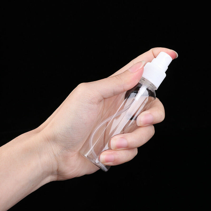 4pcs Transparent Plastic Empty Cosmetic Bottle Refillable Container (100ml) A