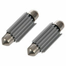 2x Festoon CANBUS 41mm C5W SV8 5050 Light Bulb Interior Number Plate White
