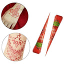 Chili Red Henna Cones Tattoo Ointment Body Art Color Fast Heal After-Cr DIY L2Y3