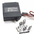 Dual Ball Bearing Quiet RDS3115MG Digital Torque Servo Metal Gear for RC Robot
