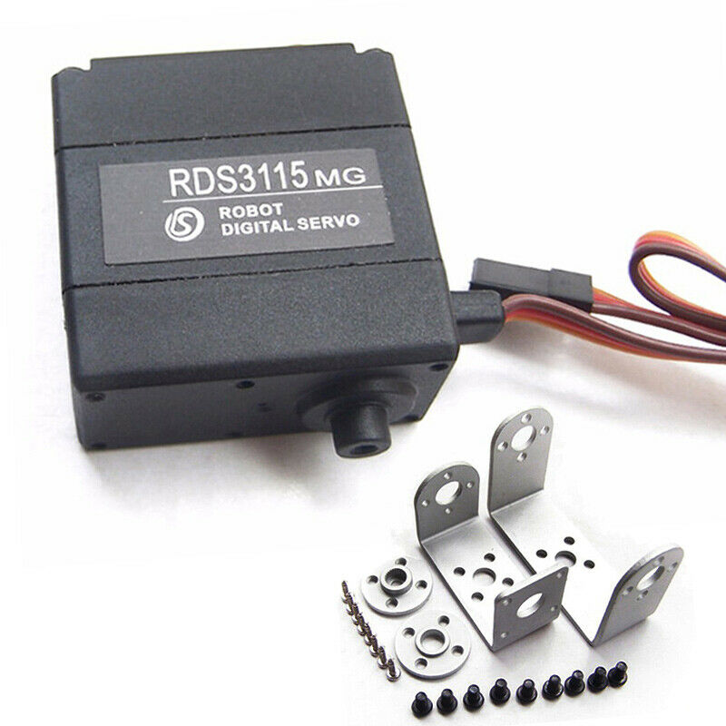 Dual Ball Bearing Quiet RDS3115MG Digital Torque Servo Metal Gear for RC Robot