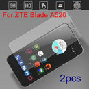 2xFor ZTE Blade A520 Anti-Fingerprint Tempered Glass Screen Protector Guard Film