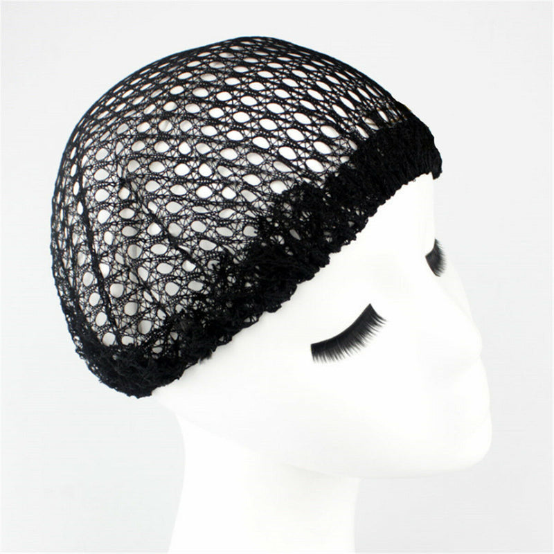 Adjustable Headwear Women Nylon Cap Night Sleep Hair Head Cover Hollow Net Hat