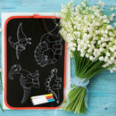 Portable Soft Double-sided Graffiti Draw Mat Water Chalk DIY Paint Pad Gift A