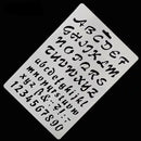 Lettering Stencils, Letter and Number Stencil, Painting Paper Craft Alphabe G3L4