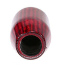 Red Carbon Fiber Car Shift Knob Manual Gear Shift Stick Shifter Lever Knob