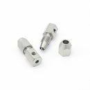 2Pcs RC Boat Flexible Coupling CNC Stainless Steel Flex Collet Coupler,5X4M B4H9