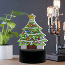 Christmas Tree LED Light 5D DIY Rhinestone Cross Stitch Mosaic Night Light