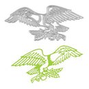 Vivid  Eagle Metal Cutting Dies Hollow Stencils  Album Embossing Paper Cards JR