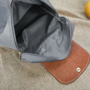 Backpack Casual Simple Small Backpack Zipper Folding Student Travel Bag