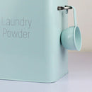 Beautiful Powder Coating Metal Zinc Laundry Powder Boxes Storage With Scoop