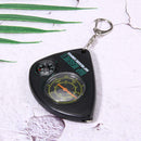 2 in 1 Compass+Map Measurer Curvimeter Keychain for Outdoor Hiking Camping A