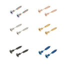 6 Pairs Of Stianless Steel Screw Earrings For Women