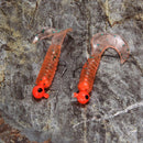 17pcs Soft Plastic Fishing Bait Lure Lead Jig Head Hooks Simulation Lures Tackle