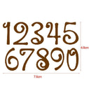 10pcs Number Metal Cutting Die DIY Photo Album Scrapbook Embossing Stencils