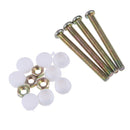 Lockable Cat Flap Door Kitten Dog Pet Lock Suitable for Any Wall White A