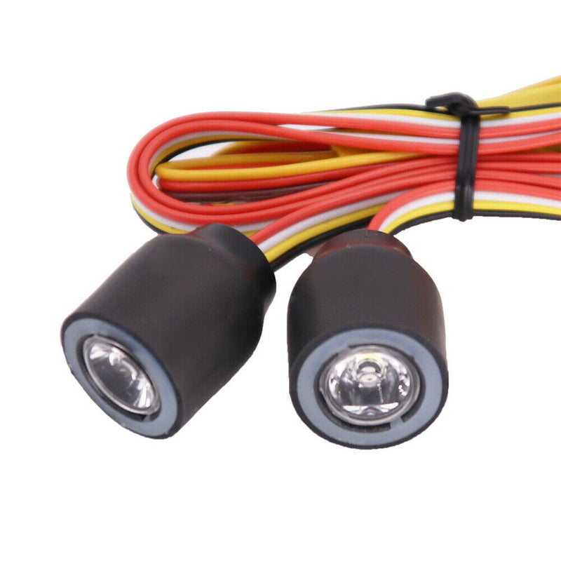 LED Headlamps for 1/10 RC Crawler Car SCX10 TRX4 D90 Jeep Wrangler Accessory