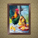 Chicken Family 5D DIY Diamond Painting Cross Stitch DIY Craft Home Decor