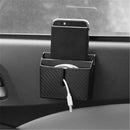 Plastic Auto Holder Storage Box Car Cell Phone Charger Cradle Pocket Organizer